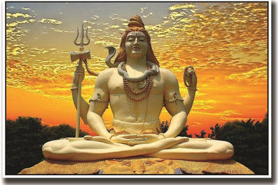 

Aabhaas Shiva Wall Poster Fine Art Print(12 inch X 18 inch, Rolled)