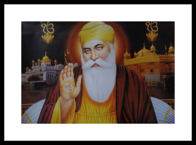 

Aabhaas Guru Nanak Wall Poster Fine Art Print(12 inch X 18 inch, Rolled)
