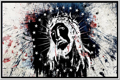 

Aabhaas Jesus Christ Wall Poster Fine Art Print(12 inch X 18 inch, Rolled)