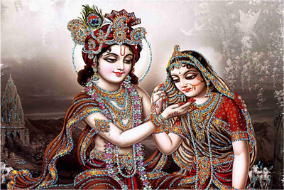 Aabhaas Krishna Wall Poster Fine Art Print(12 inch X 18 inch, Rolled)