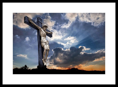 

Aabhaas Jesus Christ Wall Poster Fine Art Print(12 inch X 18 inch, Rolled)