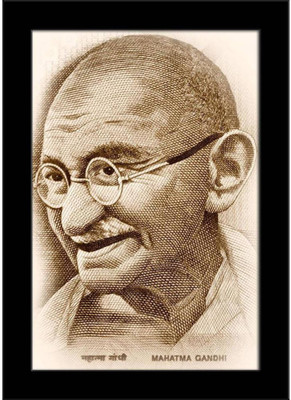 

Aabhaas Mahatma Gandhi Wall Poster Fine Art Print(12 inch X 18 inch, Rolled)