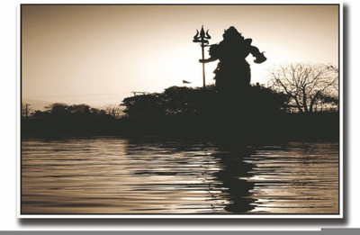 

Aabhaas Shiva Wall Poster Fine Art Print(12 inch X 18 inch, Rolled)