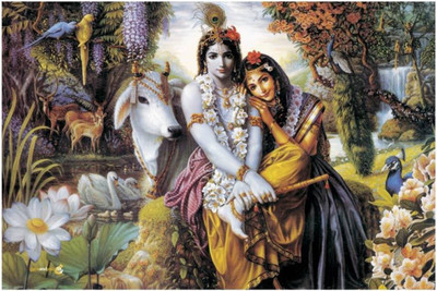 

Aabhaas Krishna Wall Poster Fine Art Print(12 inch X 18 inch, Rolled)