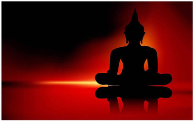

Aabhaas Buddha Wall Poster Fine Art Print(12 inch X 18 inch, Rolled)