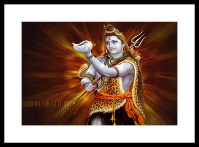 

Aabhaas Shiva Wall Poster Fine Art Print(12 inch X 18 inch, Rolled)