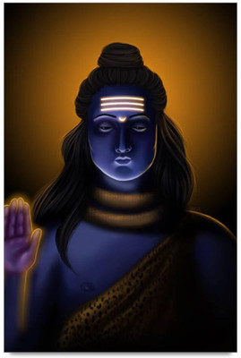

Aabhaas Shiva Wall Poster Fine Art Print(12 inch X 18 inch, Rolled)