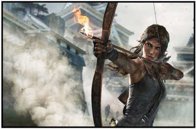 

Aabhaas Tomb Raider Wall Poster Fine Art Print(12 inch X 18 inch, Rolled)