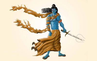 

Aabhaas Shiva Wall Poster Fine Art Print(12 inch X 18 inch, Rolled)