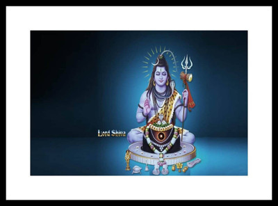

Aabhaas Shiva Wall Poster Fine Art Print(12 inch X 18 inch, Rolled)