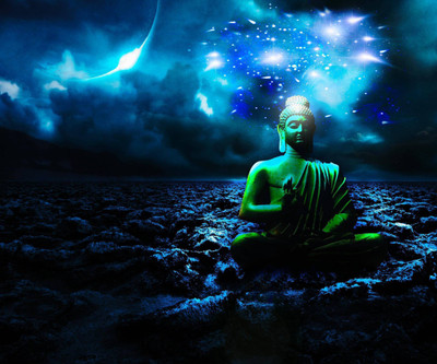 

Aabhaas Buddha Wall Poster Fine Art Print(12 inch X 18 inch, Rolled)
