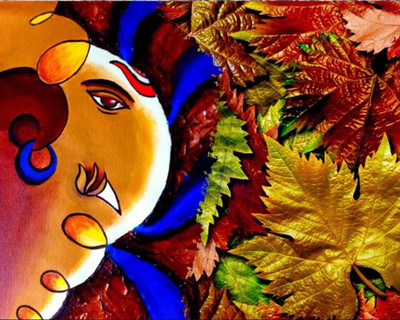 

Aabhaas Ganesha Wall Poster Fine Art Print(12 inch X 18 inch, Rolled)