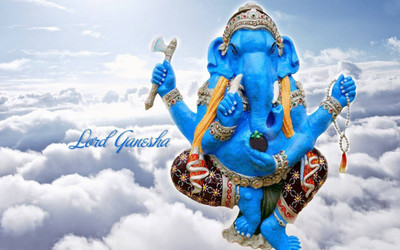 

Aabhaas Ganesha Wall Poster Fine Art Print(12 inch X 18 inch, Rolled)