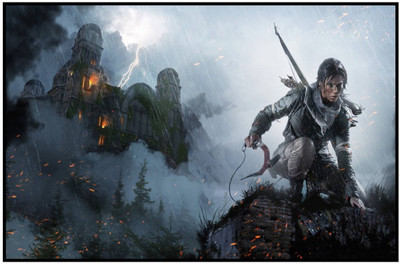 

Aabhaas Tomb Raider Wall Poster Fine Art Print(12 inch X 18 inch, Rolled)