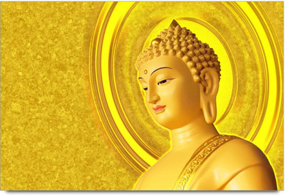 

Aabhaas Buddha Wall Poster Fine Art Print(12 inch X 18 inch, Rolled)