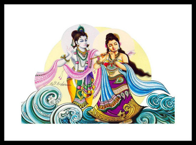 

Aabhaas Krishna Wall Poster Fine Art Print(12 inch X 18 inch, Rolled)