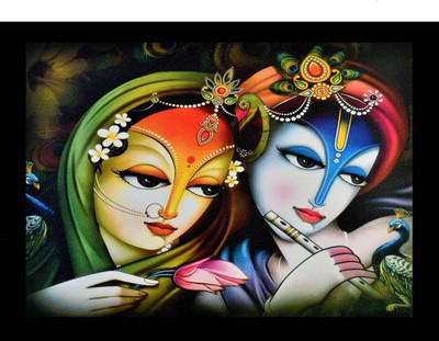 

Aabhaas Krishna Wall Poster Fine Art Print(12 inch X 18 inch, Rolled)