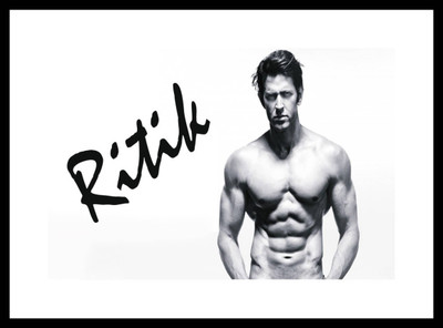 

Aabhaas Hrithik Roshan Wall Poster Fine Art Print(12 inch X 18 inch, Rolled)