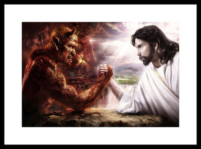

Aabhaas Jesus Christ Wall Poster Fine Art Print(12 inch X 18 inch, Rolled)