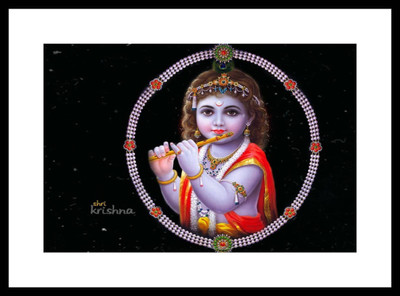 

Aabhaas Krishna Wall Poster Fine Art Print(12 inch X 18 inch, Rolled)