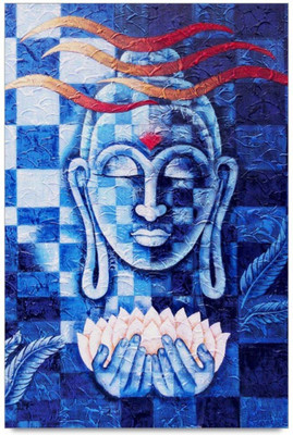 

Aabhaas Buddha Wall Poster Fine Art Print(12 inch X 18 inch, Rolled)