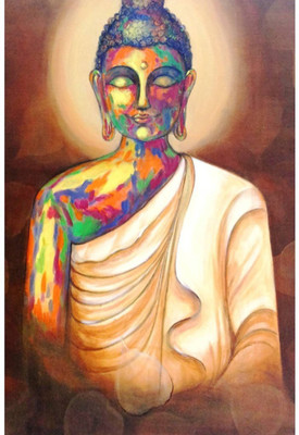 

Aabhaas Buddha Wall Poster Fine Art Print(12 inch X 18 inch, Rolled)