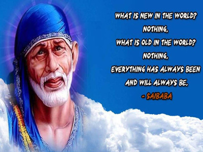 Aabhaas Sai Baba Wall Poster Fine Art Print(12 inch X 18 inch, Rolled)