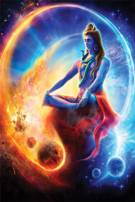 

Aabhaas Shiva Wall Poster Fine Art Print(12 inch X 18 inch, Rolled)