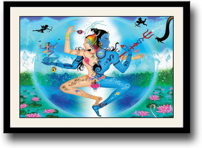 

Aabhaas Shiva Wall Poster Fine Art Print(12 inch X 18 inch, Rolled)