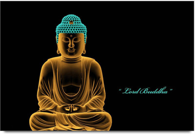 

Aabhaas Buddha Wall Poster Fine Art Print(12 inch X 18 inch, Rolled)