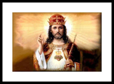 

Aabhaas Jesus Christ Wall Poster Fine Art Print(12 inch X 18 inch, Rolled)