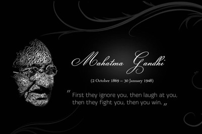 

Aabhaas Mahatma Gandhi Wall Poster Fine Art Print(12 inch X 18 inch, Rolled)