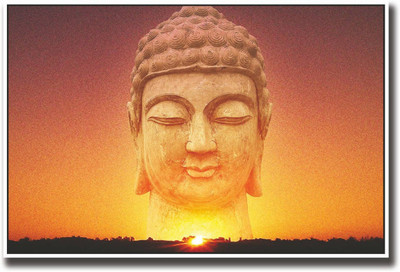 

Aabhaas Buddha Wall Poster Fine Art Print(12 inch X 18 inch, Rolled)