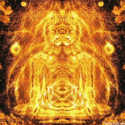 

Aabhaas Buddha Wall Poster Fine Art Print(12 inch X 18 inch, Rolled)