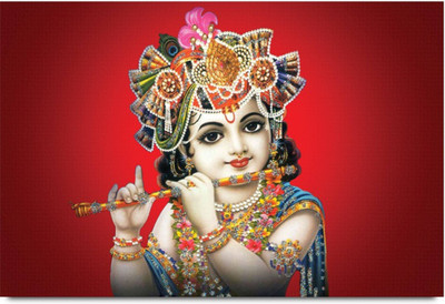

Aabhaas Krishna Wall Poster Fine Art Print(12 inch X 18 inch, Rolled)