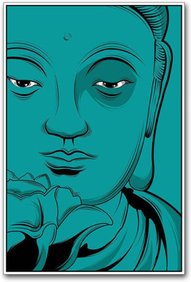 

Aabhaas Buddha Wall Poster Fine Art Print(12 inch X 18 inch, Rolled)