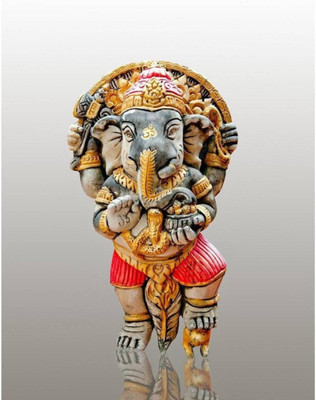 

Aabhaas Ganesha Wall Poster Fine Art Print(12 inch X 18 inch, Rolled)