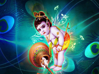 

Aabhaas Krishna Wall Poster Fine Art Print(12 inch X 18 inch, Rolled)