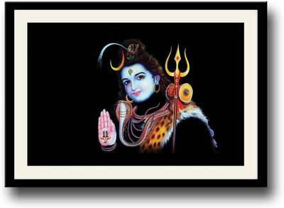 

Aabhaas Shiva Wall Poster Fine Art Print(12 inch X 18 inch, Rolled)
