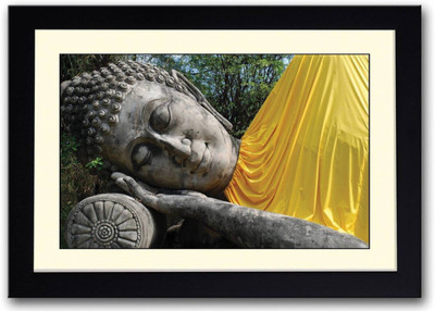 

Aabhaas Buddha Wall Poster Fine Art Print(12 inch X 18 inch, Rolled)