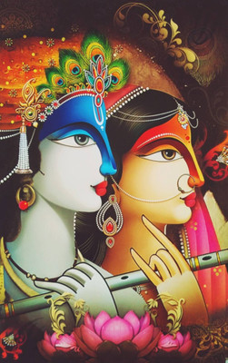 

Aabhaas Krishna Wall Poster Fine Art Print(12 inch X 18 inch, Rolled)