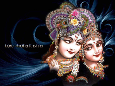 

Aabhaas Radha Krishna Wall Poster Fine Art Print(12 inch X 18 inch, Rolled)