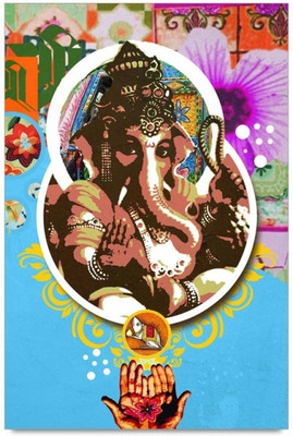 

Aabhaas Ganesha Wall Poster Fine Art Print(12 inch X 18 inch, Rolled)