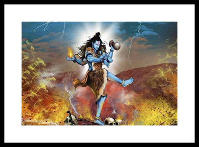 

Aabhaas Shiva Wall Poster Fine Art Print(12 inch X 18 inch, Rolled)