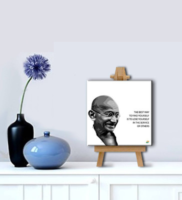 

Aabhaas Mahatma Gandhi Wall Poster Fine Art Print(12 inch X 18 inch, Rolled)