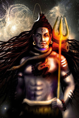 

Aabhaas Shiva Wall Poster Fine Art Print(12 inch X 18 inch, Rolled)