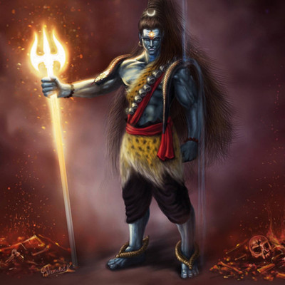 

Aabhaas Shiva Wall Poster Fine Art Print(12 inch X 18 inch, Rolled)