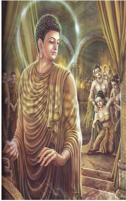 

Aabhaas Buddha Wall Poster Fine Art Print(12 inch X 18 inch, Rolled)