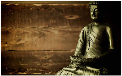 

Aabhaas Buddha Wall Poster Fine Art Print(12 inch X 18 inch, Rolled)