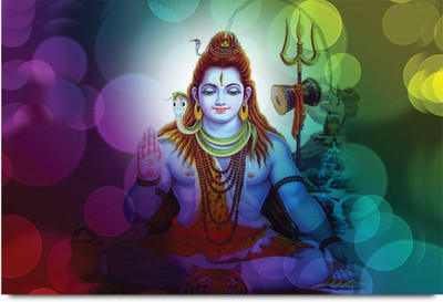 

Aabhaas Shiva Wall Poster Fine Art Print(12 inch X 18 inch, Rolled)